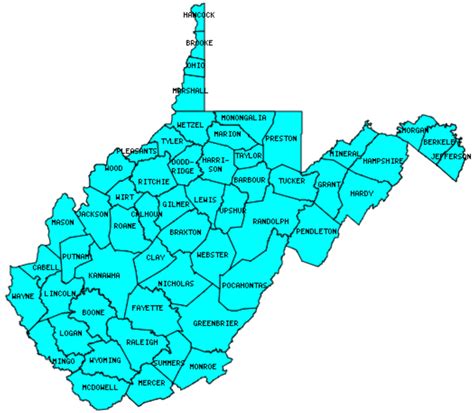 wv counties map.
